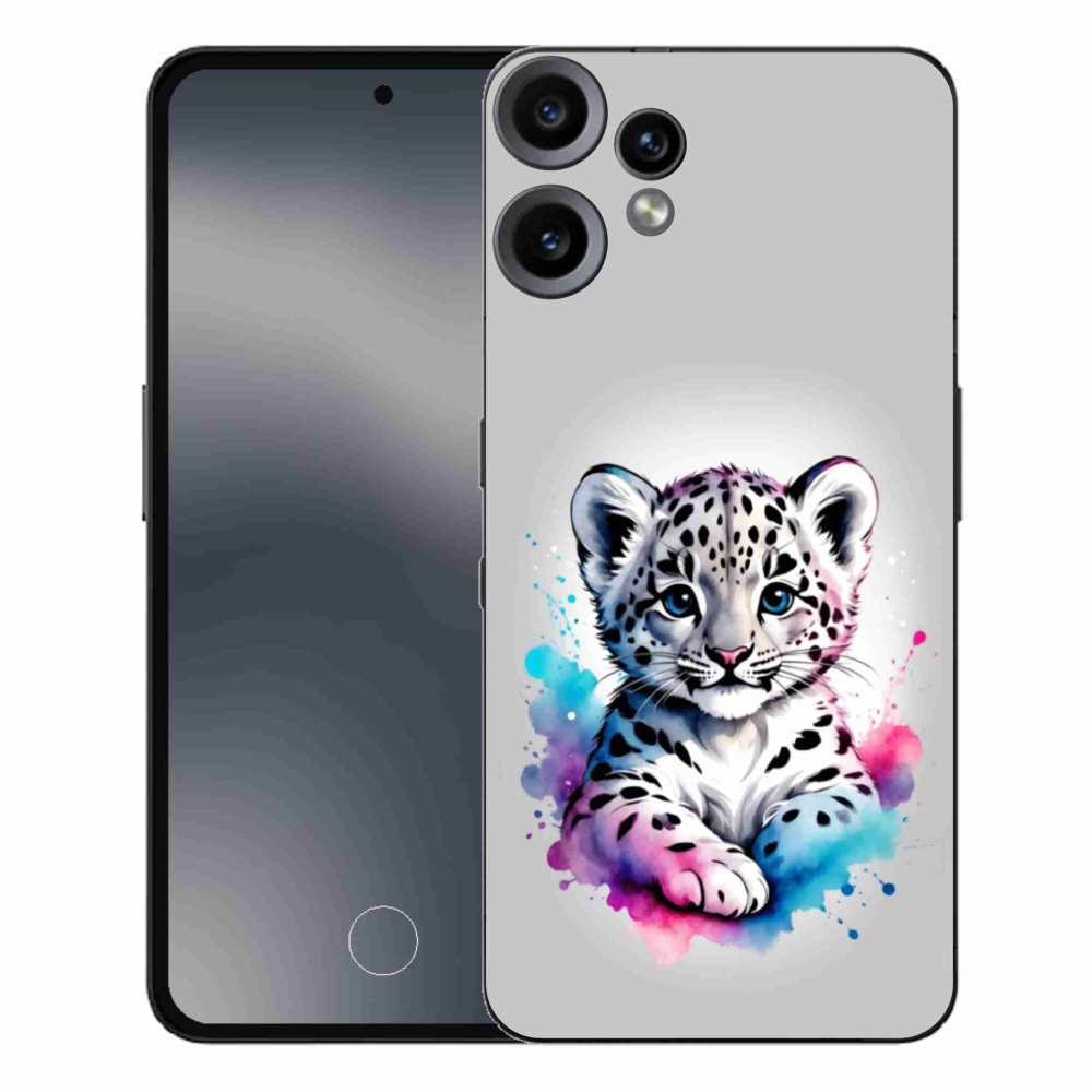 Zselés borítás mmCase a Nothing CMF Phone 2 Pro készülékhez - leopárd kölyök
