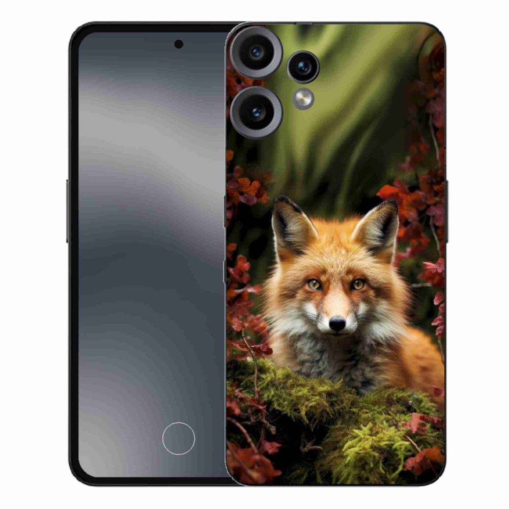 Zselés borítás mmCase a Nothing CMF Phone 2 Pro készülékhez - róka az erdőben