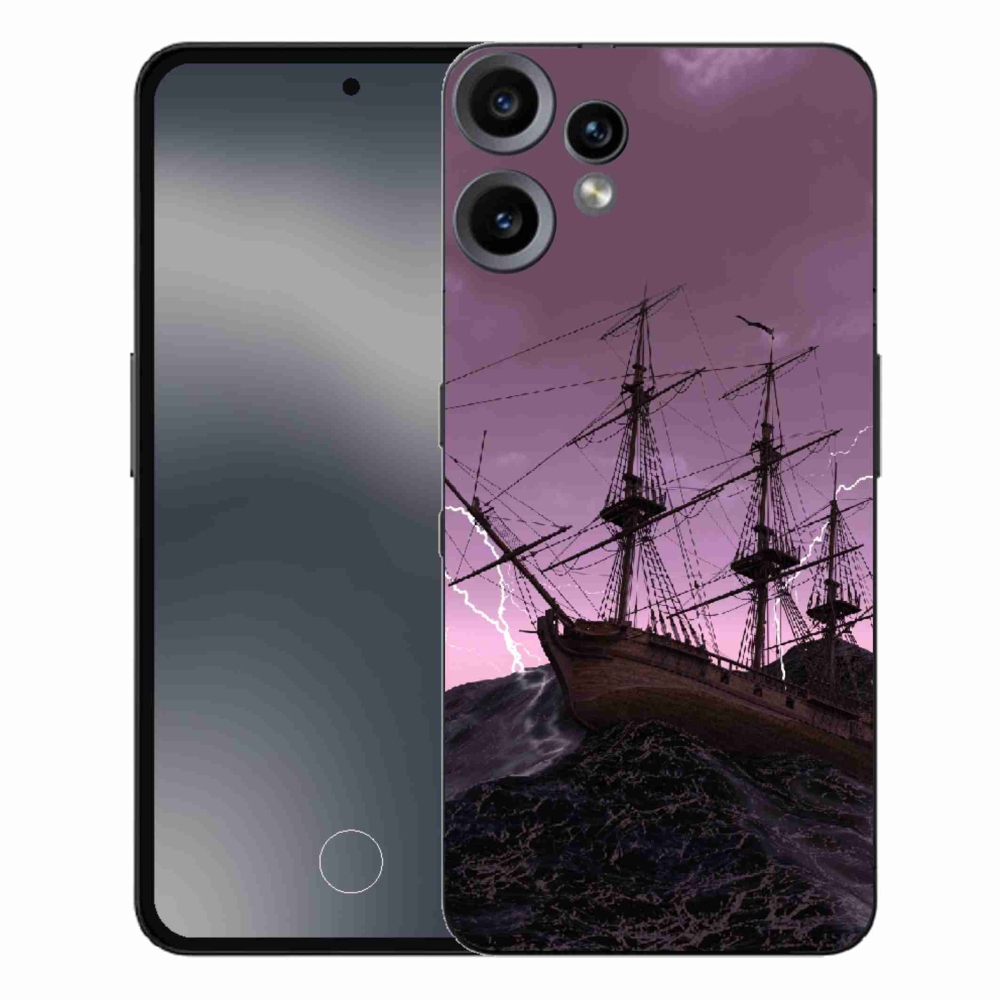 Zselés borítás mmCase a Nothing CMF Phone 2 Pro készülékhez - hajó a viharban