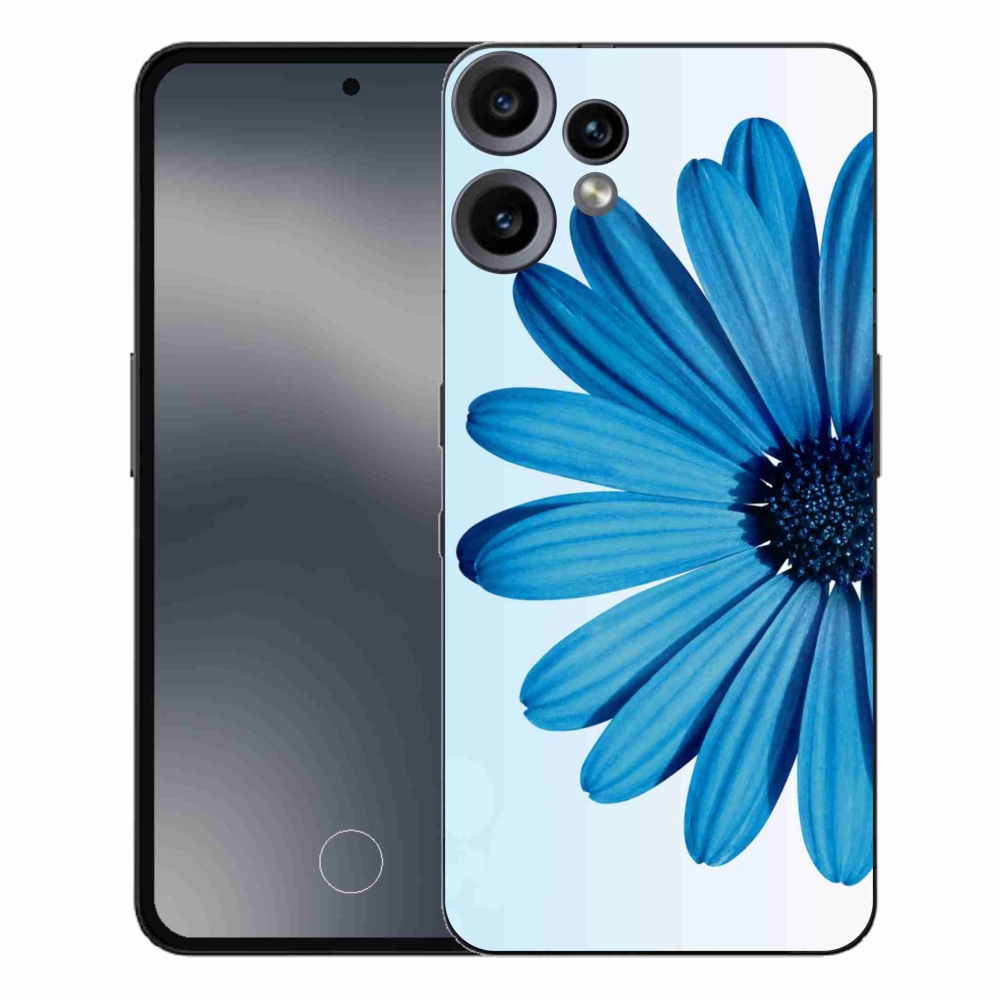 Zselés borítás mmCase a Nothing CMF Phone 2 Pro készülékhez - kék színű margaréta