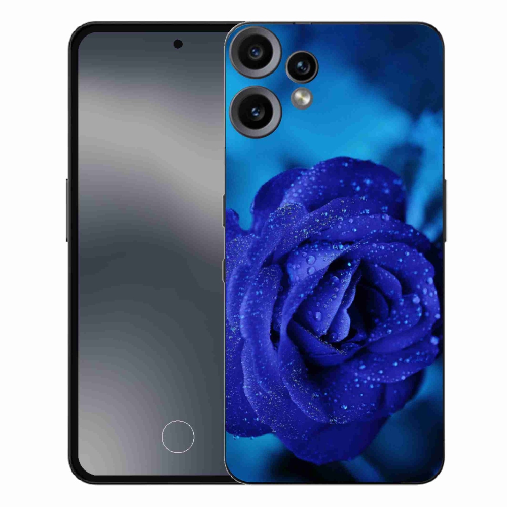 Zselés borítás mmCase a Nothing CMF Phone 2 Pro készülékhez - kék rózsa
