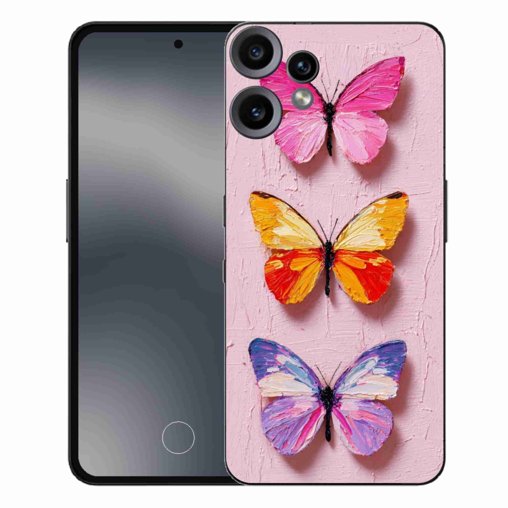 Zselés borítás mmCase a Nothing CMF Phone 2 Pro készülékhez - pillangó szentháromság