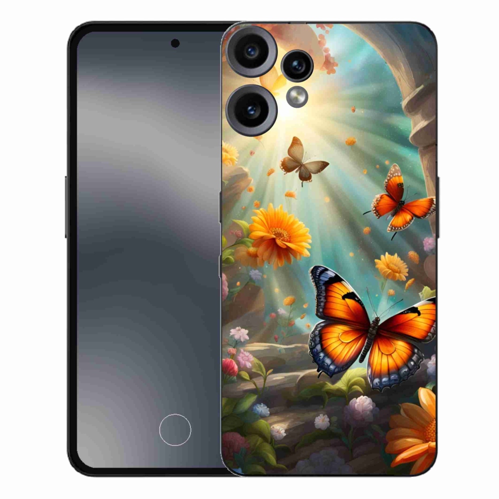 Zselés borítás mmCase a Nothing CMF Phone 2 Pro készülékhez - pillangókert 2