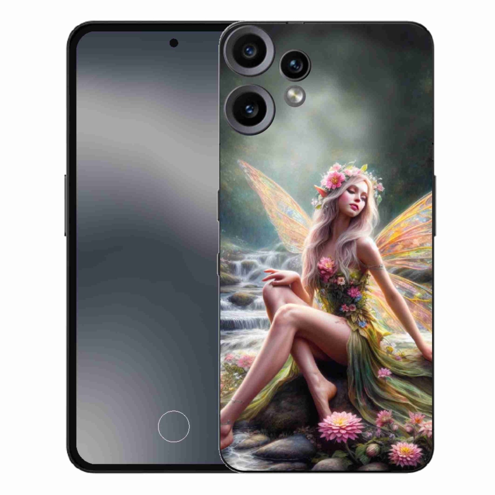 Zselés borítás mmCase a Nothing CMF Phone 2 Pro készülékhez - pillangó nő 1