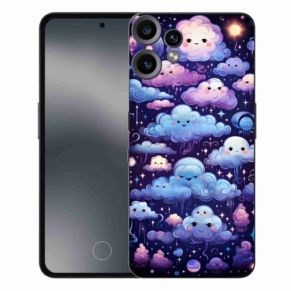 Zselés borítás mmCase a Nothing CMF Phone 2 Pro készülékhez - felhők