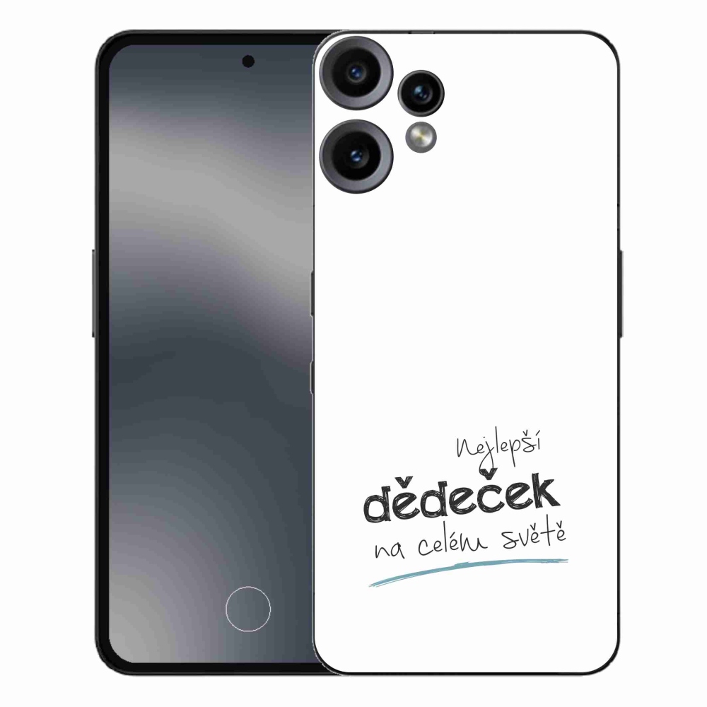 Gél borító mmCase semmi CMF Phone 2 Pro - Legjobb nagypapa 3 fehér háttér