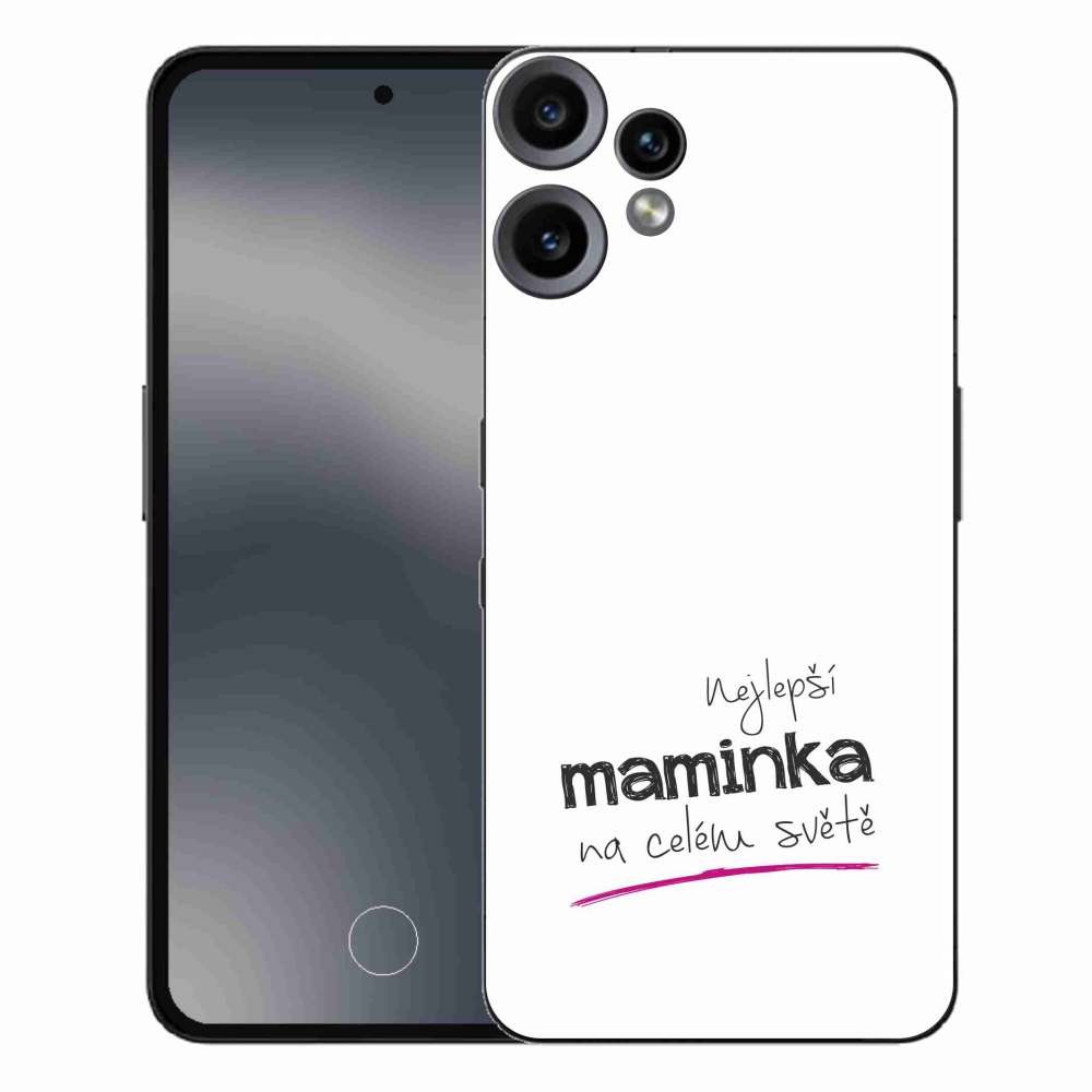 Gél borító mmCase a Semmi CMF Phone 2 Pro - Best Mom 4 fehér háttérrel