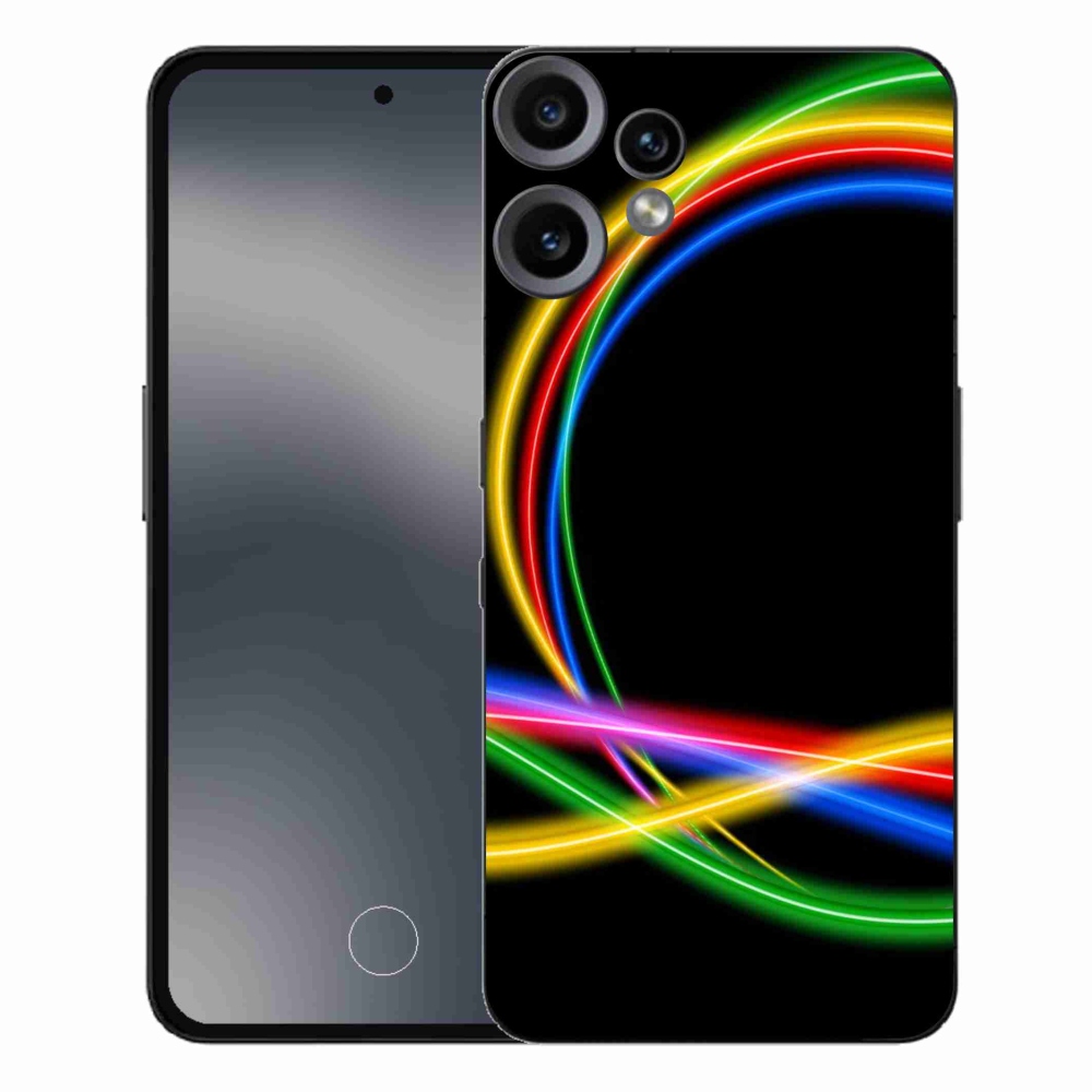 Zselés borítás mmCase a Nothing CMF Phone 2 Pro készülékhez - neon körök
