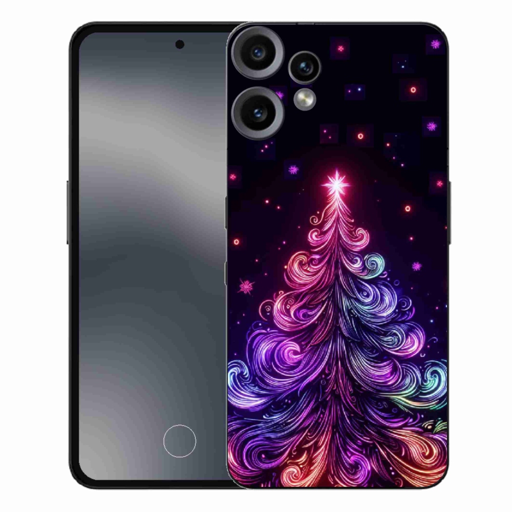 Zselés borítás mmCase a Nothing CMF Phone 2 Pro készülékhez - neon karácsonyfa 1