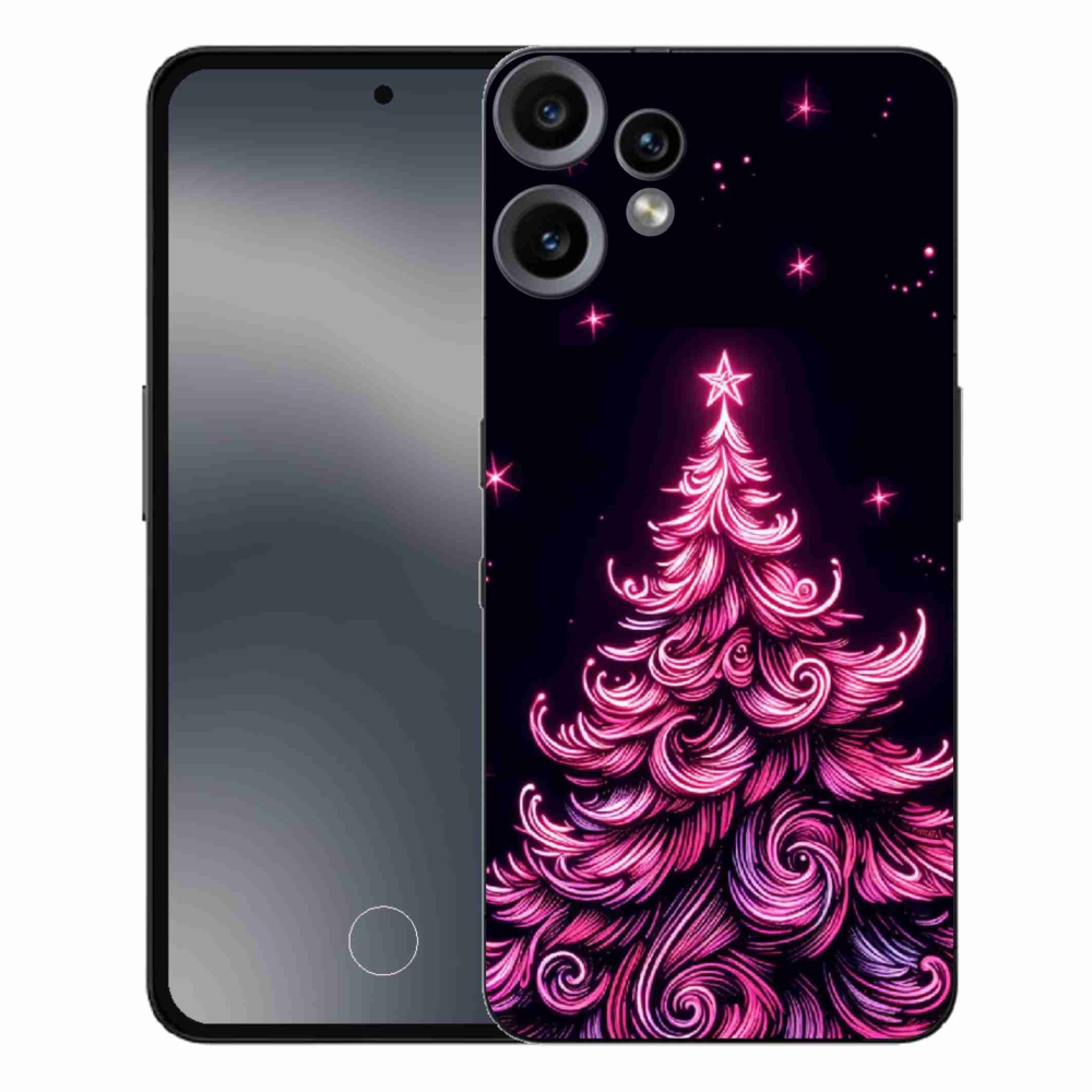 Zselés borítás mmCase a Nothing CMF Phone 2 Pro készülékhez - neon karácsonyfa 2