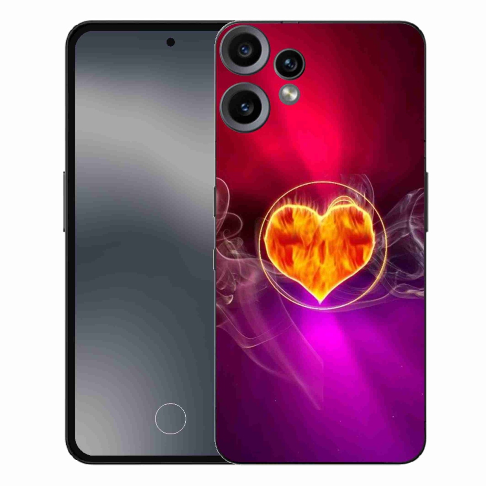 Zselés borítás mmCase a Nothing CMF Phone 2 Pro készülékhez - tüzes szív