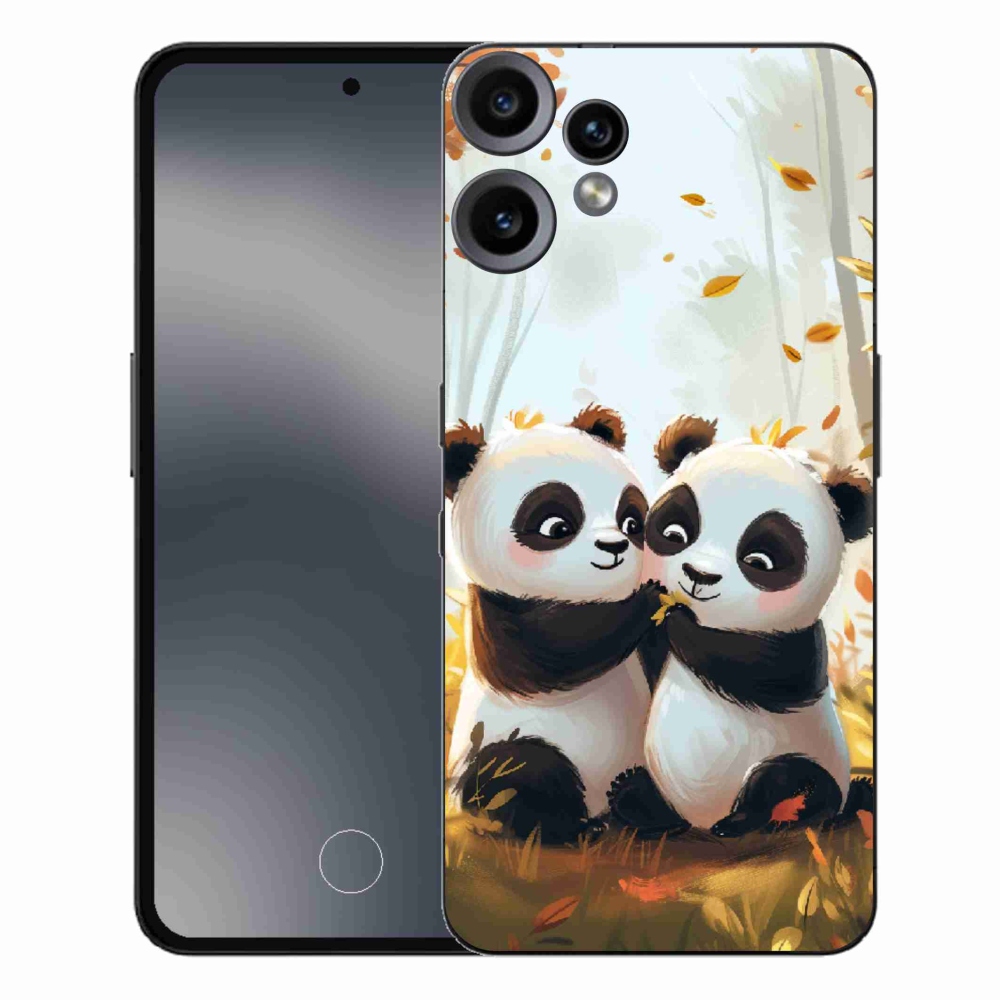 Zselés borítás mmCase a Nothing CMF Phone 2 Pro készülékhez - pandák