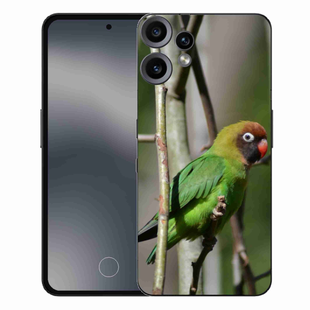 Zselés borítás mmCase a Nothing CMF Phone 2 Pro készülékhez - papagáj agapornis
