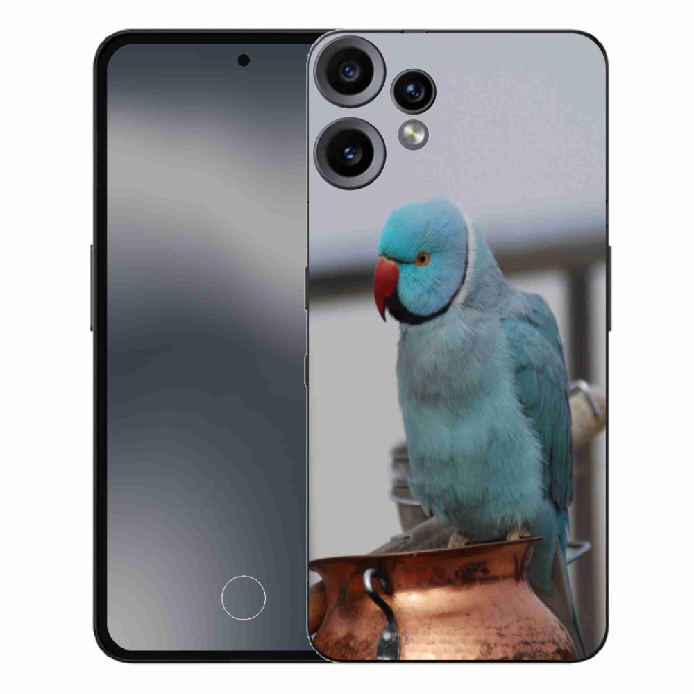 Zselés borítás mmCase a Nothing CMF Phone 2 Pro készülékhez - papagáj alexander kék