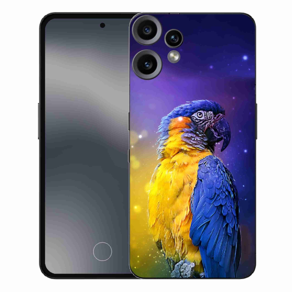 Zselés borítás mmCase a Nothing CMF Phone 2 Pro készülékhez - papagáj ara 1