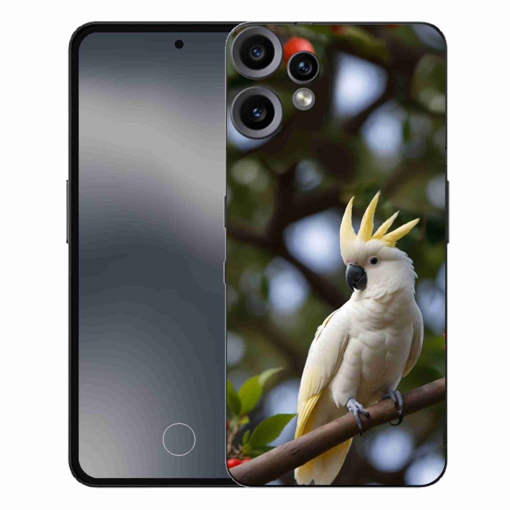 Zselés borítás mmCase a Nothing CMF Phone 2 Pro készülékhez - papagáj kakadu 3