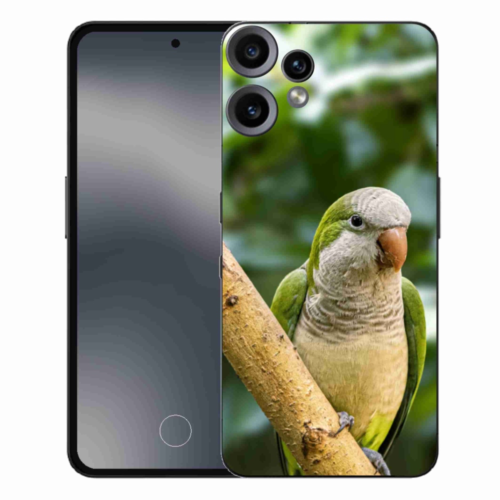 Zselés borítás mmCase a Nothing CMF Phone 2 Pro készülékhez - papagáj