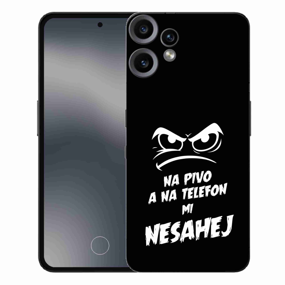 Zselés borítás mmCase a Nothing CMF Phone 2 Pro készülékhez - sör motívum 2 fekete háttér