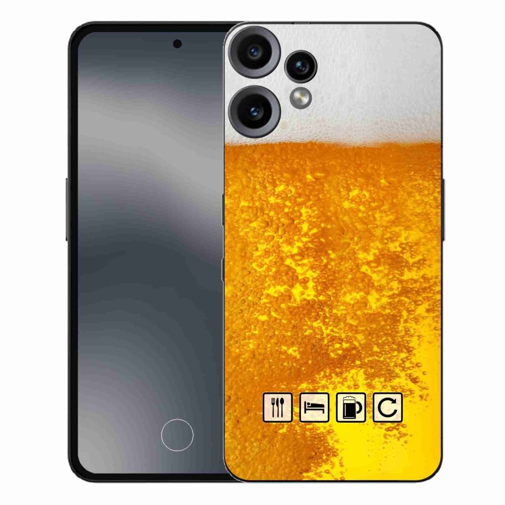 Zselés borítás mmCase a Nothing CMF Phone 2 Pro készülékhez - sör motívum 3