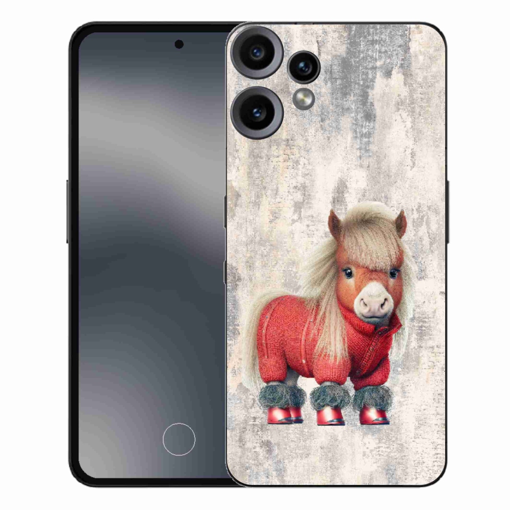 Zselés borítás mmCase a Nothing CMF Phone 2 Pro készülékhez - póni pulóverben