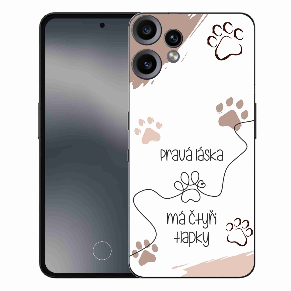 Zselés borító mmCase a Nothing CMF Phone 2 Pro készülékhez - kutyamotívum 1 fehér háttér