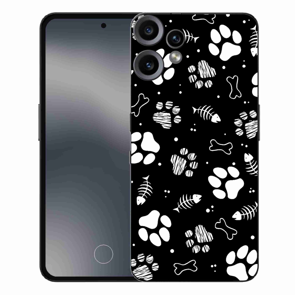 Zselés borítás mmCase a Nothing CMF Phone 2 Pro készülékhez - kutyamancsok