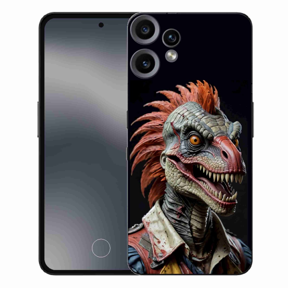 Zselés borítás mmCase a Nothing CMF Phone 2 Pro készülékhez - punk dinoszaurusz