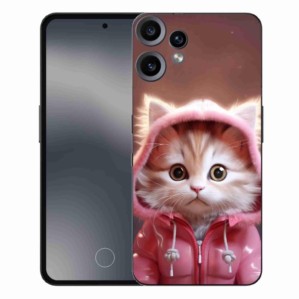 Zselés borítás mmCase a Nothing CMF Phone 2 Pro készülékhez - aranyos cica 3