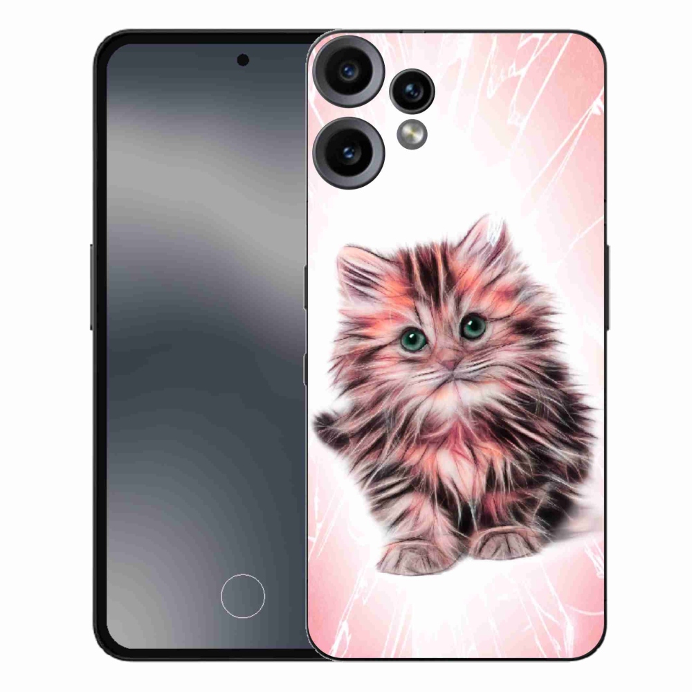 Zselés borítás mmCase a Nothing CMF Phone 2 Pro készülékhez - aranyos cica