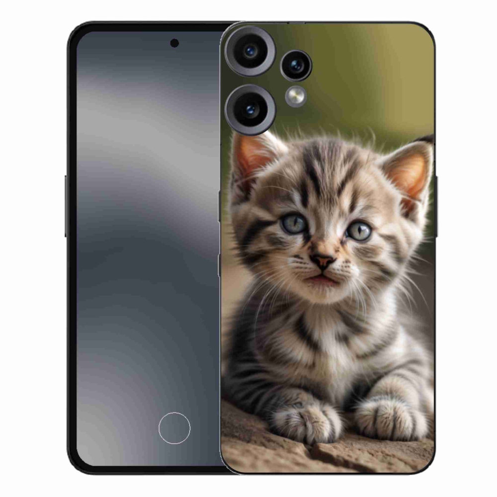 Zselés borítás mmCase a Nothing CMF Phone 2 Pro készülékhez - aranyos cica 9