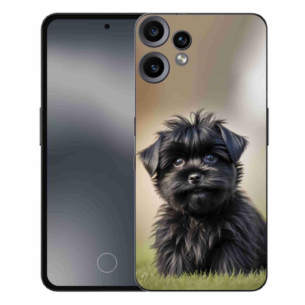 Zselés borítás mmCase a Nothing CMF Phone 2 Pro készülékhez - aranyos fekete kutya