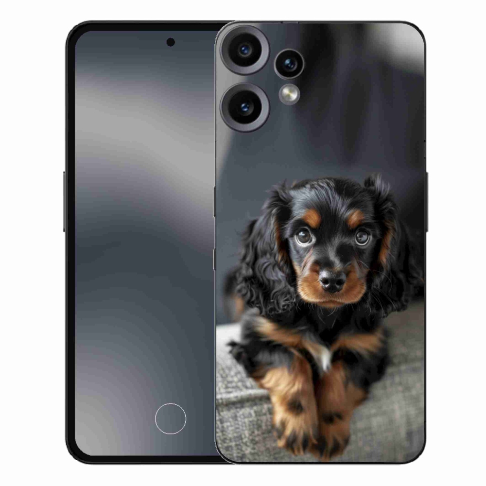 Zselés borítás mmCase a Nothing CMF Phone 2 Pro készülékhez - aranyos hosszúszőrű tacskó