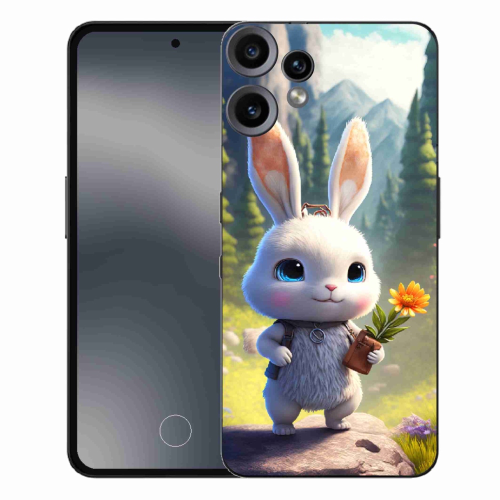 Zselés borítás mmCase a Nothing CMF Phone 2 Pro készülékhez - aranyos nyuszi