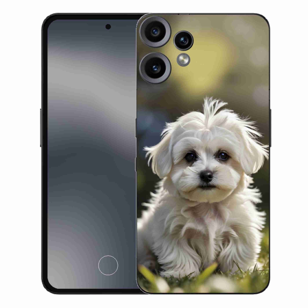 Zselés borítás mmCase a Nothing CMF Phone 2 Pro készülékhez - aranyos máltai kutya