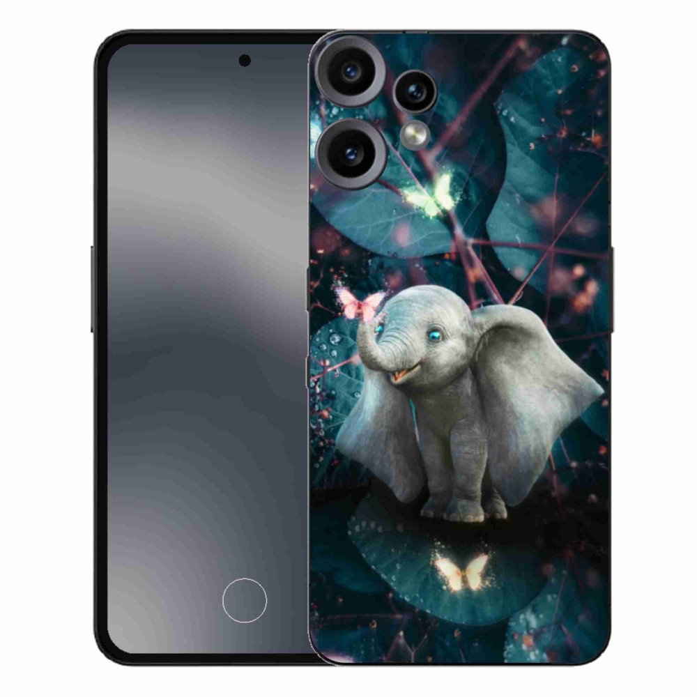 Zselés borítás mmCase a Nothing CMF Phone 2 Pro készülékhez - aranyos elefánt