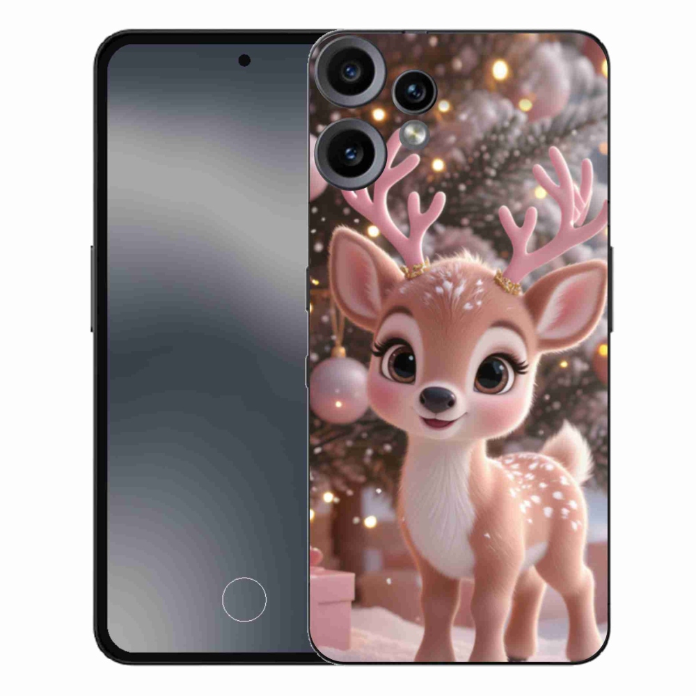 Zselés borítás mmCase a Nothing CMF Phone 2 Pro készülékhez - aranyos rénszarvas