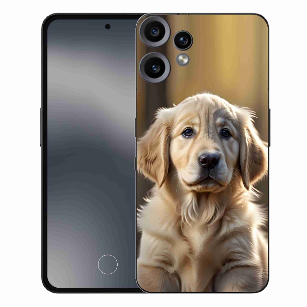 Zselés borítás mmCase a Nothing CMF Phone 2 Pro készülékhez - aranyos arany retriever