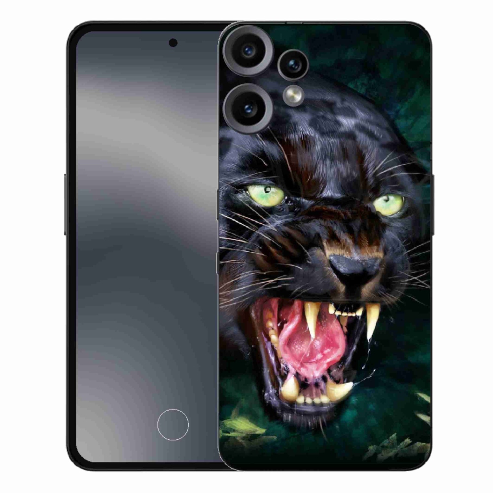 Zselés borítás mmCase a Nothing CMF Phone 2 Pro készülékhez - dühös fekete párduc