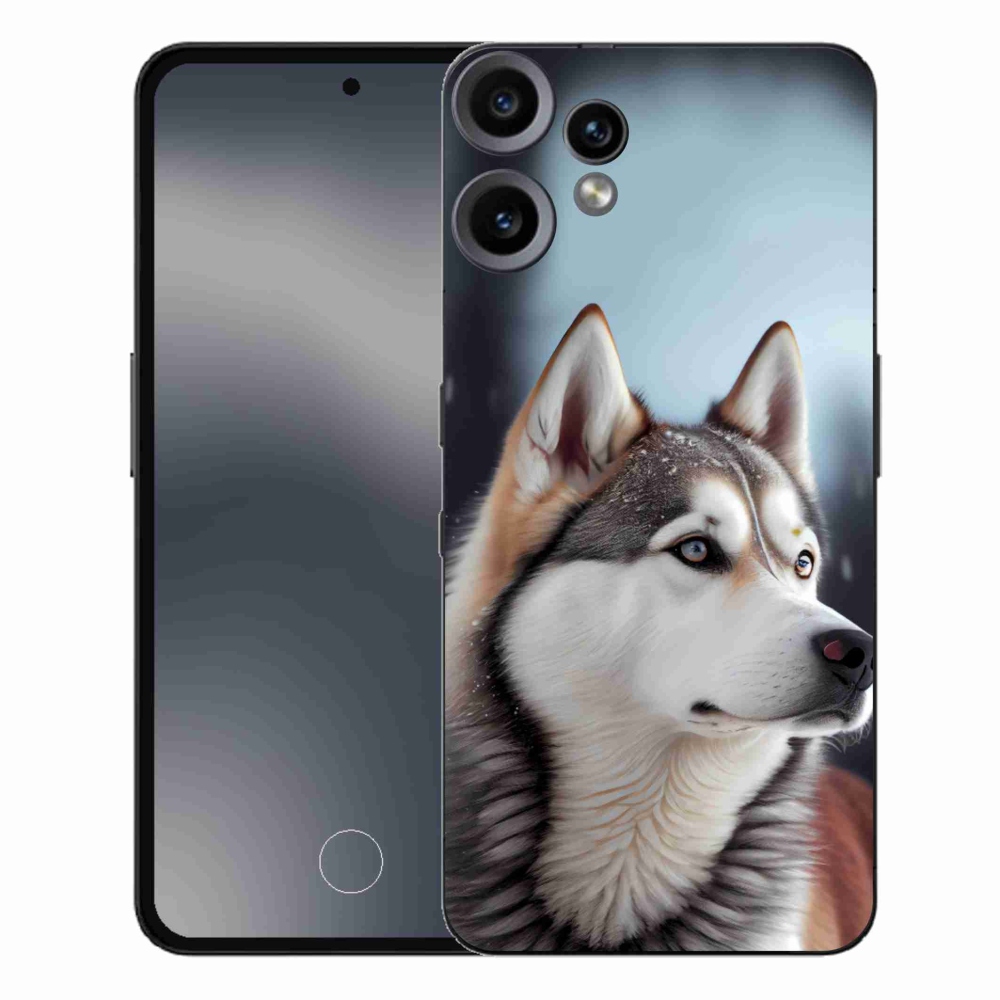 Zselés borítás mmCase a Nothing CMF Phone 2 Pro készülékhez - Szibériai husky
