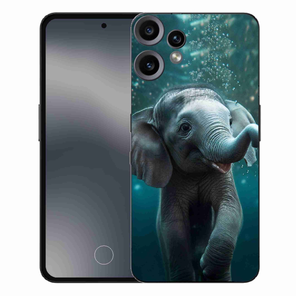 Zselés borítás mmCase a Nothing CMF Phone 2 Pro készülékhez - elefánt a víz alatt