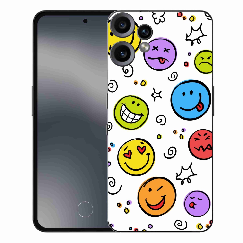Zselés borítás mmCase a Nothing CMF Phone 2 Pro készülékhez - smiley-k