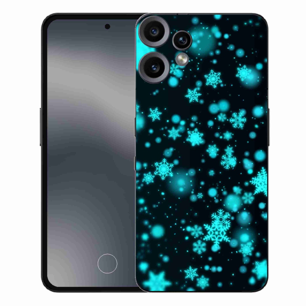 Zselés borítás mmCase a Nothing CMF Phone 2 Pro készülékhez - hópelyhek 1