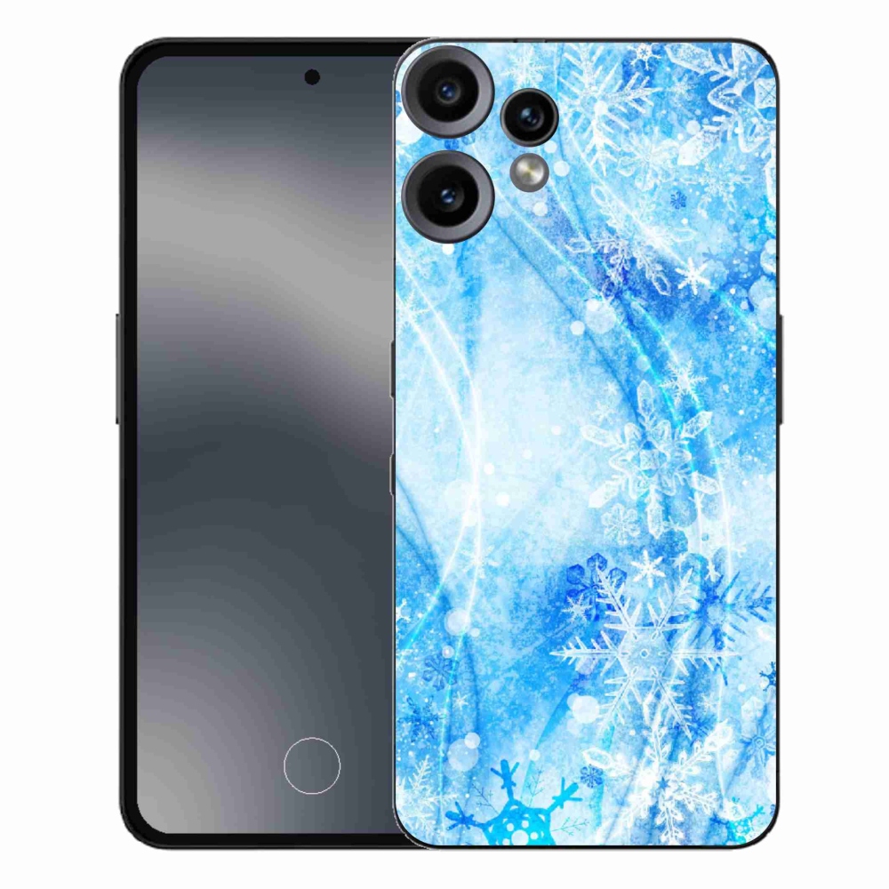 Zselés borítás mmCase a Nothing CMF Phone 2 Pro készülékhez - hópelyhek