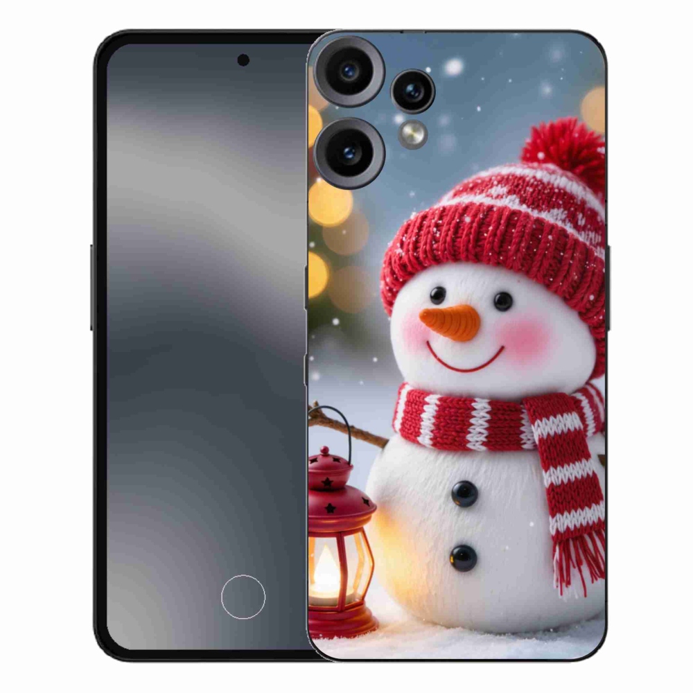 Zselés borítás mmCase a Nothing CMF Phone 2 Pro készülékhez - hóember 2