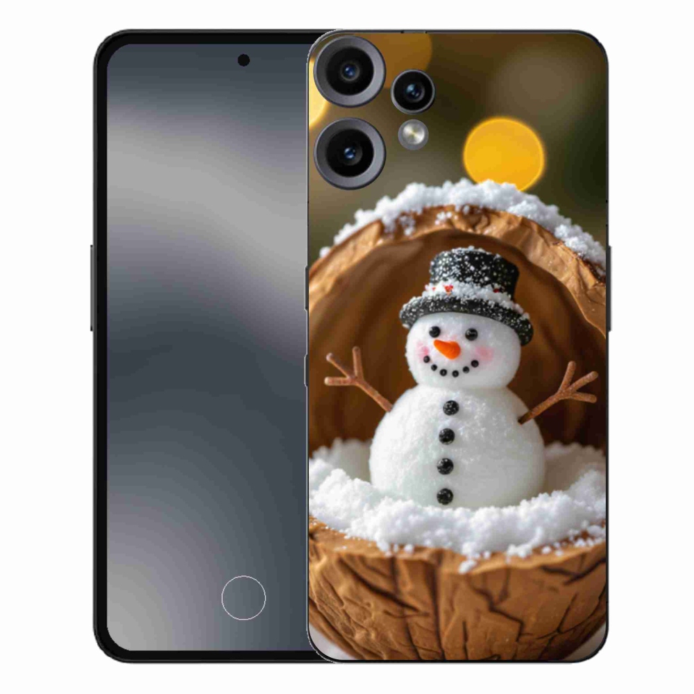 Zselés borító mmCase a Nothing CMF Phone 2 Pro készülékhez - hóember 4