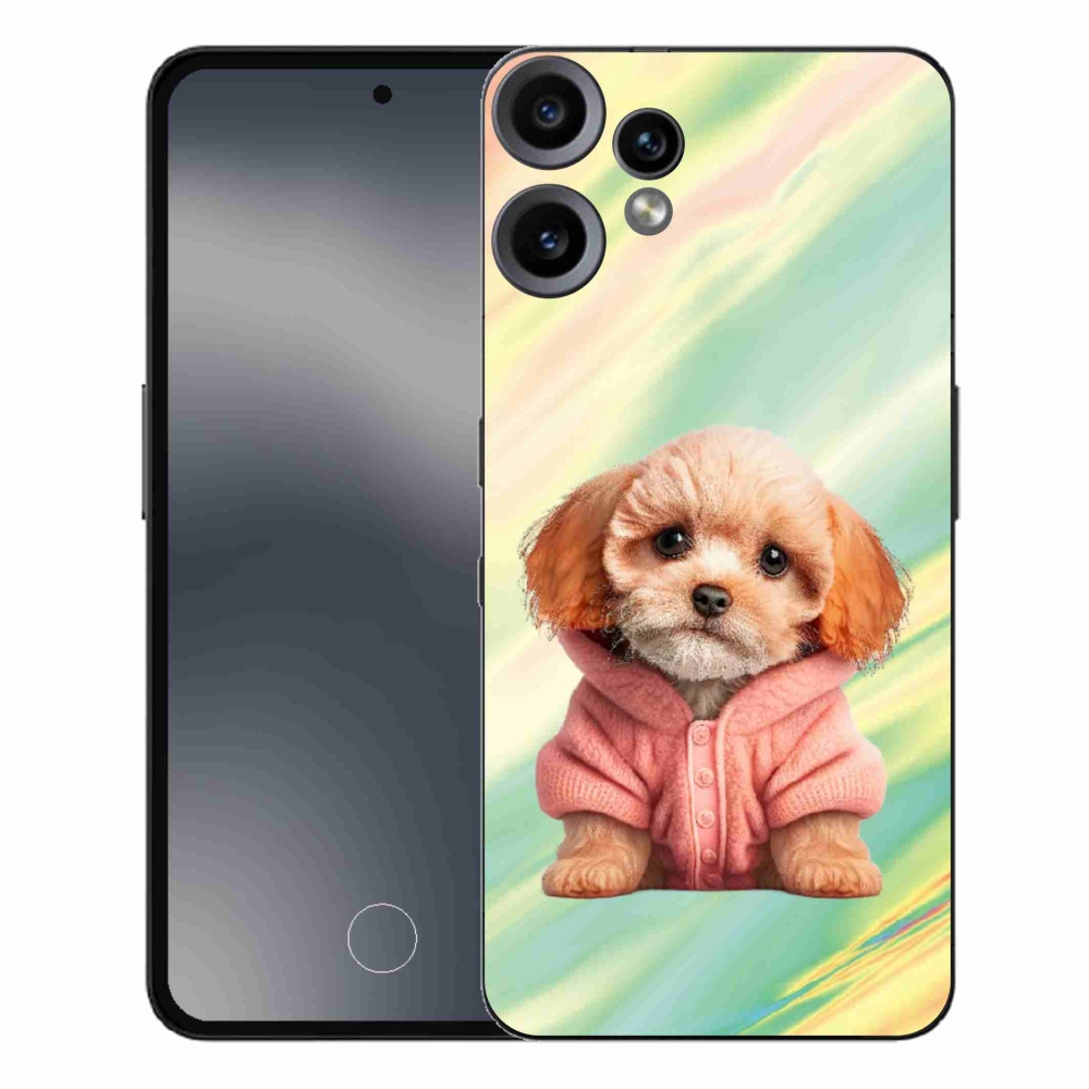 Zselés borítás mmCase a Nothing CMF Phone 2 Pro készülékhez - pulóveres kiskutya