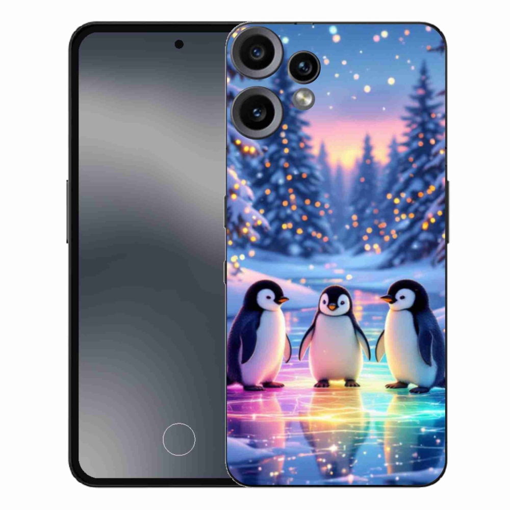 Zselés borítás mmCase a Nothing CMF Phone 2 Pro készülékhez - pingvinek