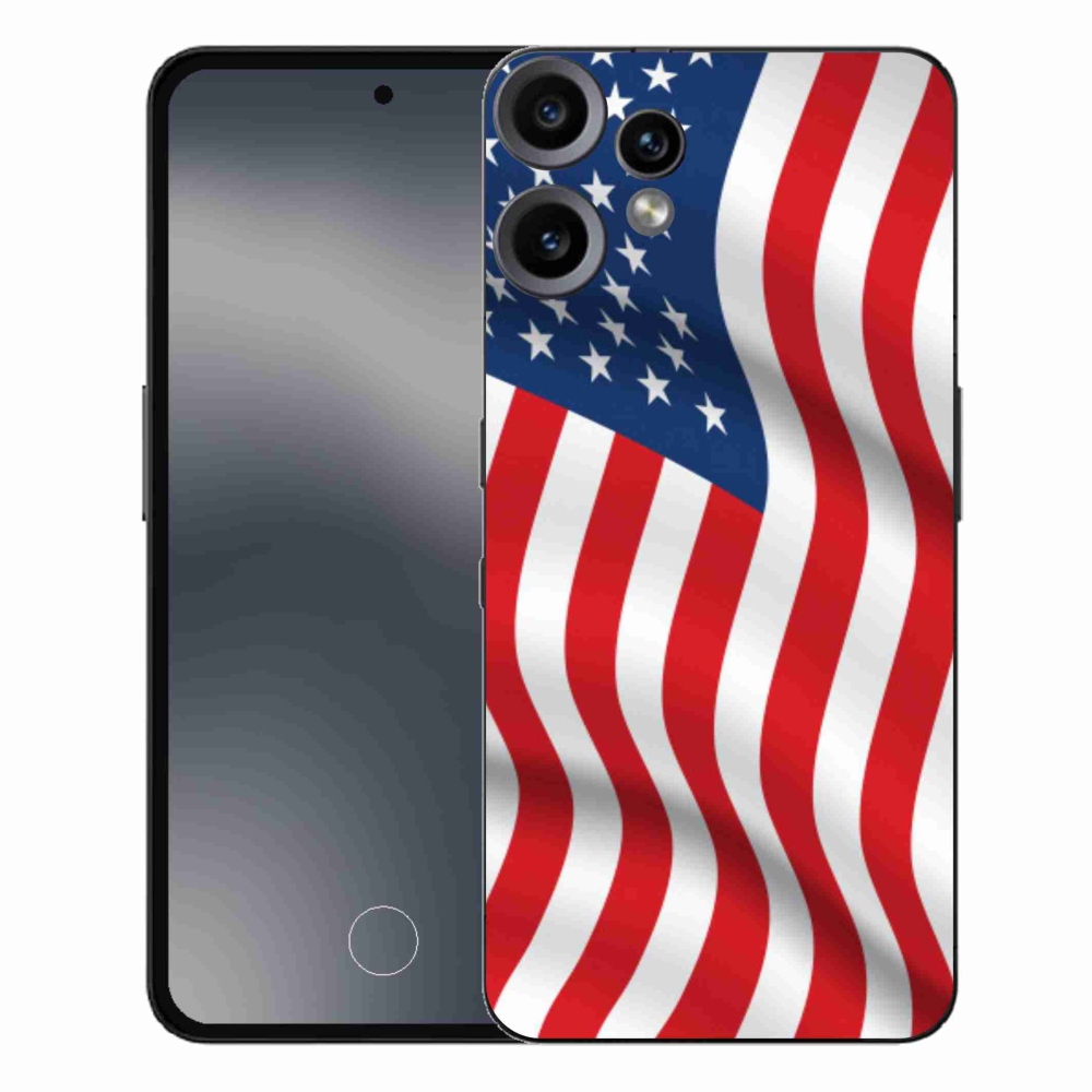 Zselés borítás mmCase a Nothing CMF Phone 2 Pro készülékhez - amerikai zászló