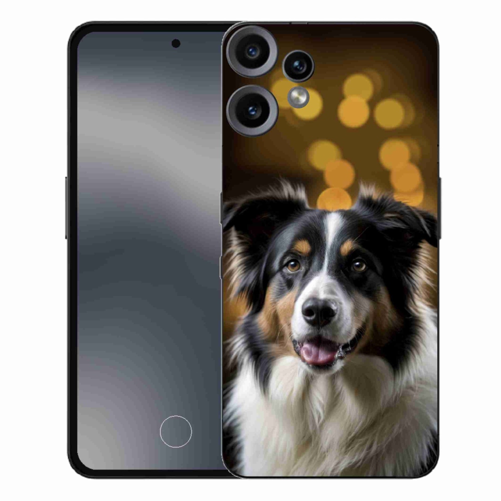 Zselés borítás mmCase a Nothing CMF Phone 2 Pro készülékhez - mosolygós ausztrál juhászkutya