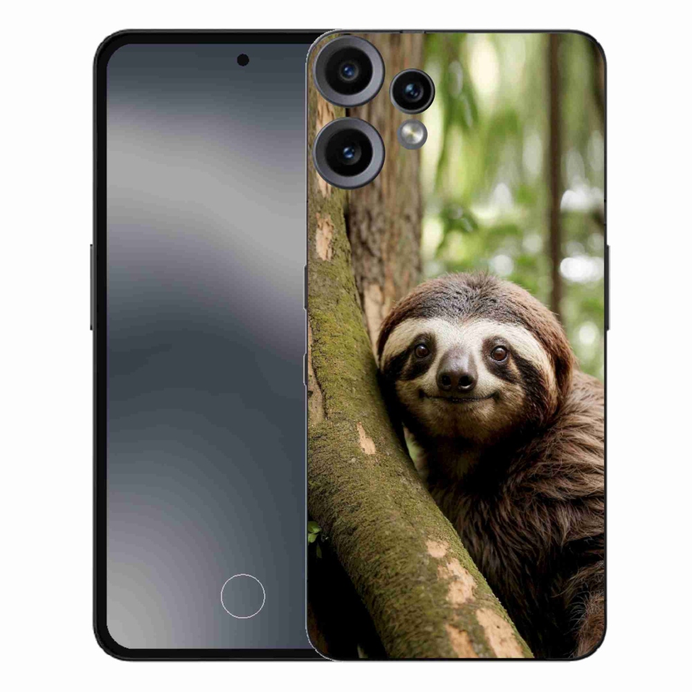 Zselés borítás mmCase a Nothing CMF Phone 2 Pro készülékhez - mosolygó lajhár